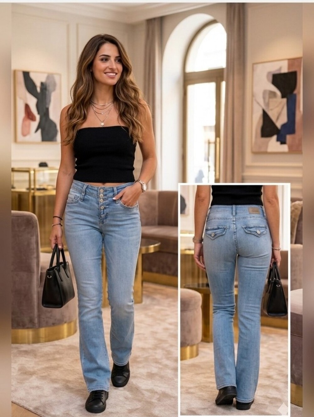 Beverly Jeans Co Y2K Low Rise Bootcut Flare Jeans 5/M